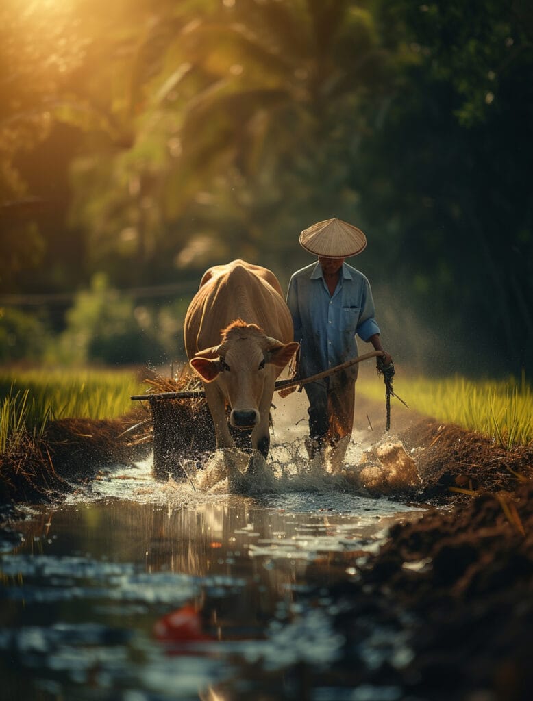 Tejas Organic farms photos of growing organic food